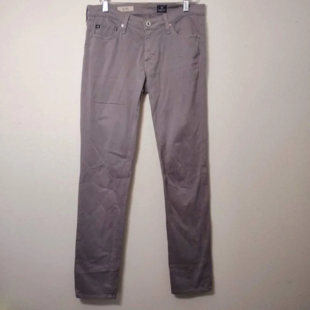 AG Gray The Stilt Cigarette Leg Denim Jeans 27